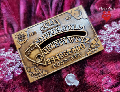 1 Ouija BloodVials Pendant Brooch Necklace Kit with Goldtone Chain (BloodBond)