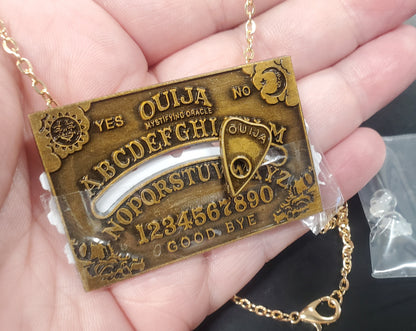 1 Ouija BloodVials Pendant Brooch Necklace Kit with Goldtone Chain (BloodBond)