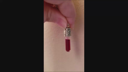 2 Ornate BloodVial Necklaces DIY Blood Vial Charms Kit -  [Pendant ONLY, Chain NOT Included] (BloodBond)