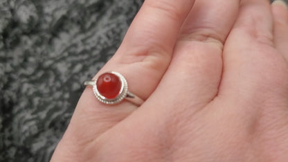 Sterling Rope BloodVial Ring Kit Solid .925 Silver Adjustable 6-9 Sizes (BloodBond)